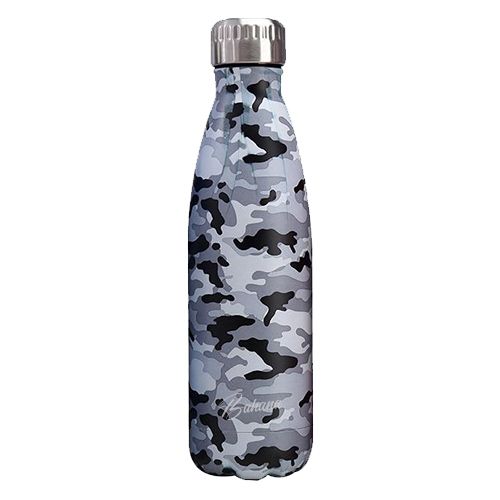 Gourde Isotherme Motif Camouflage gris