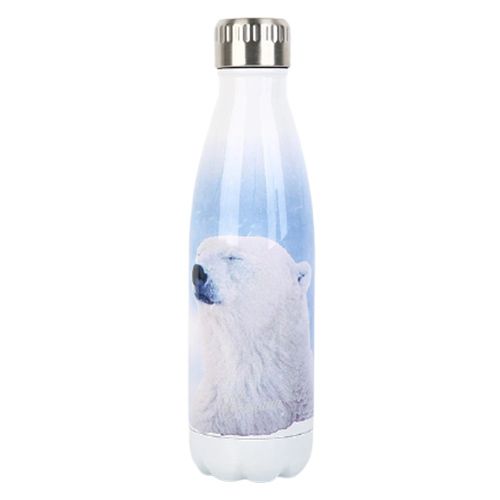 Gourde Isotherme Animal Ours Blanc