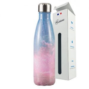 Gourde Isotherme Galaxy Nuage Pourpre